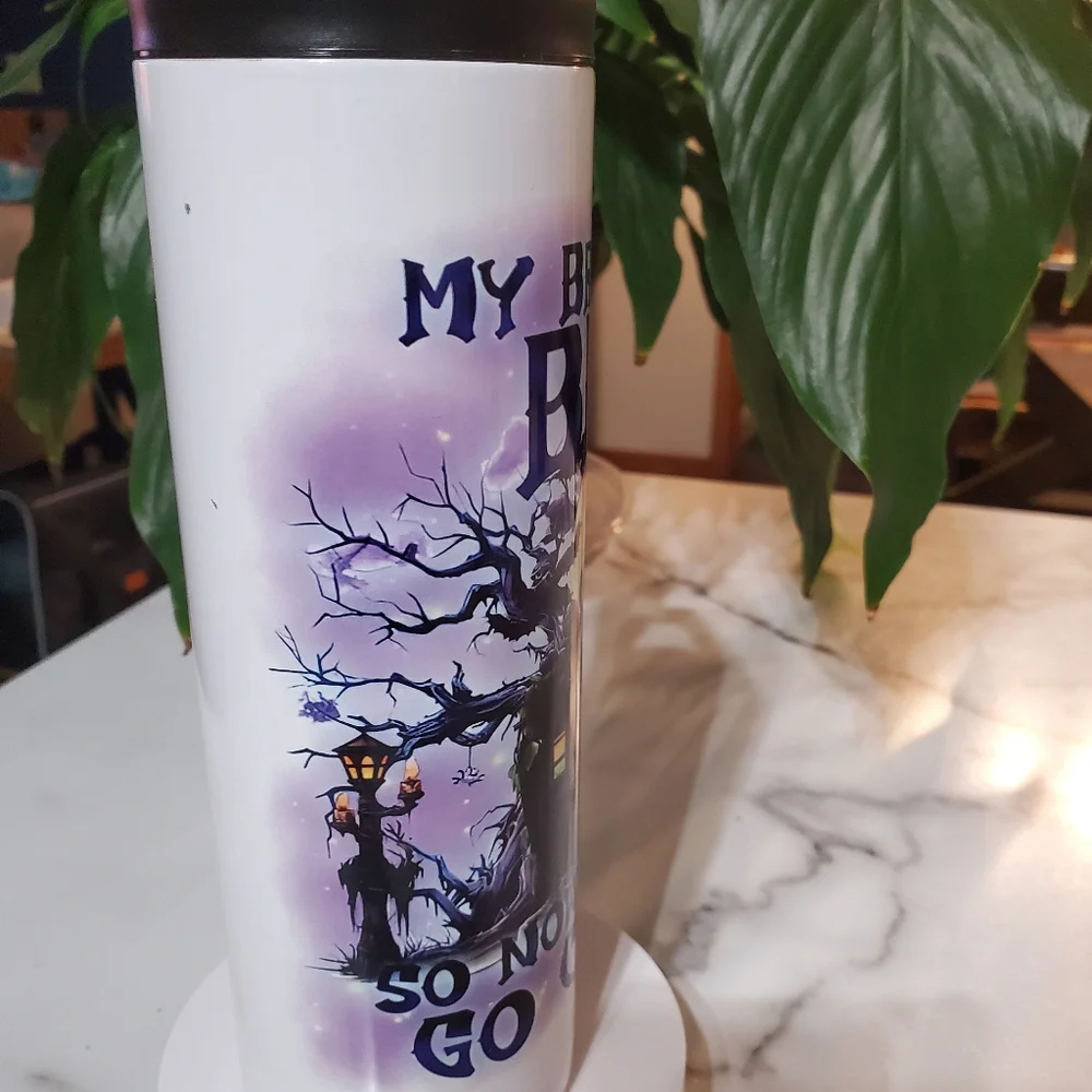 MY BROOM BROKE SO NOW I GO CAMPING 20oz Tumbler with duo lids 🎉sale